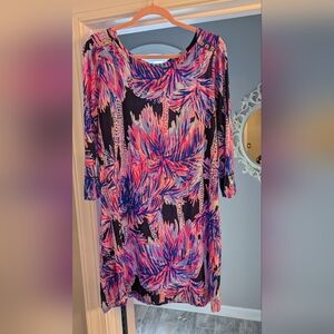 Lilly Pulitzer XL EUC Palm Tree 🌴 Dress